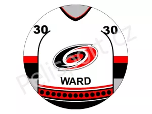 Potisk Carolina Hurricanes Carolina Hurricanes verze světlá
