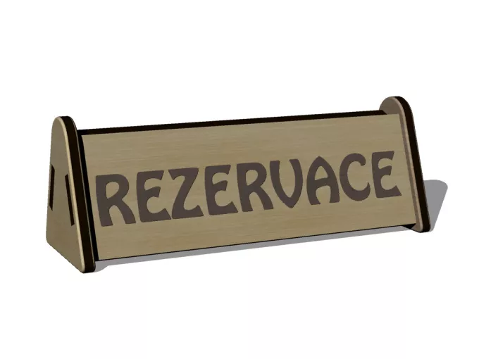 Rezervace stojánek 4 s dubovým voskem