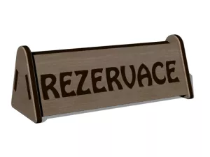 Rezervace stojánek 4 - ořechový vosk