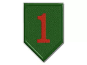 Military nášivka 1st US Infantry Division