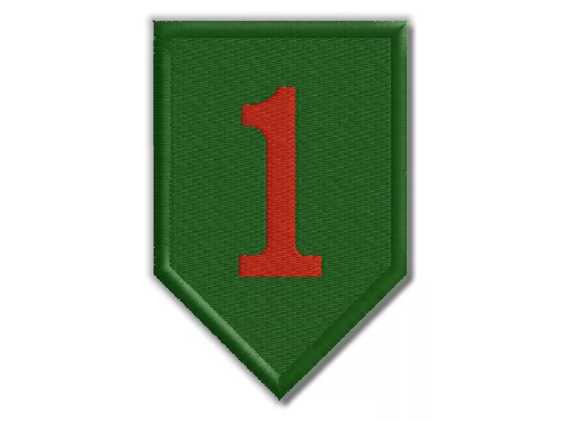 Military nášivka 1st US Infantry Division