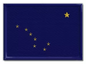  Nášivka Alaska vlajka