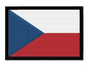 Česká vlajka černý lem