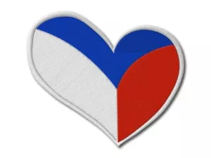 nášivka české srdce velké