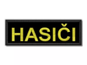 Nášivka Hasiči černá