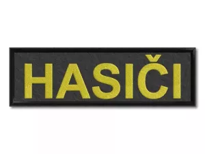 Nášivka Hasiči velká černá