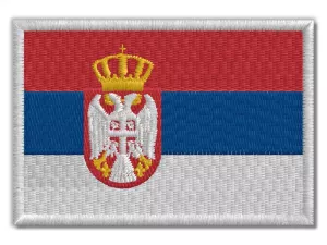 Nášivka Srbská vlajka