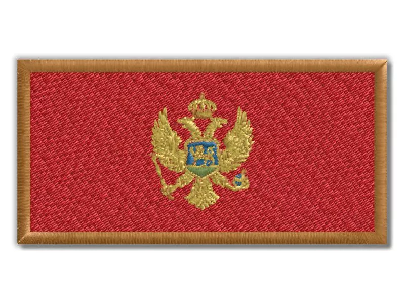 Nášivka Vlajka Černé Hory