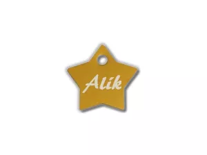 Psí známka Hvězda zlatá