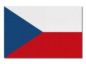  Česká vlajka tištěná
