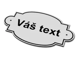 Dveřní štítek typ 09