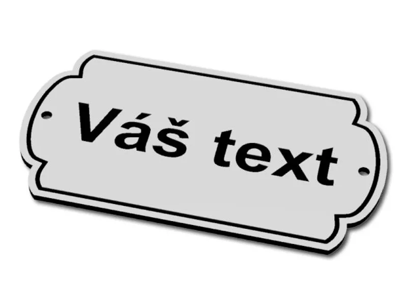 Dveřní štítek typ 10