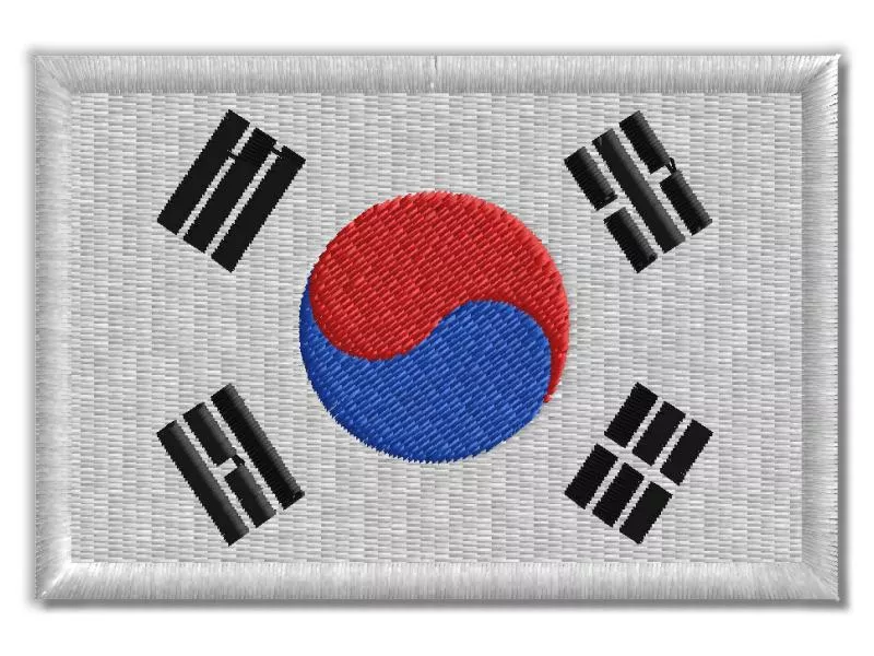 Nášivka vlajka Jižní Korea