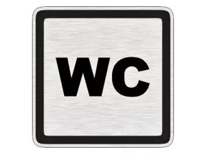 Piktogram WC čtverec