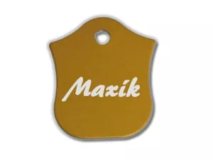 Psí známka Erb zlatá