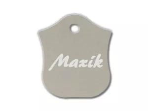 Psí známka Erb stříbrná