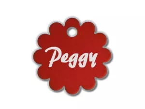  Psí známka Kytička červená